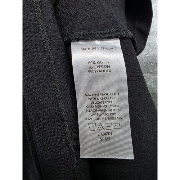 Quince Ultra-Stretch Ponte Cap Sleeve Dress Black Medium NWT - Picture 9 of 10